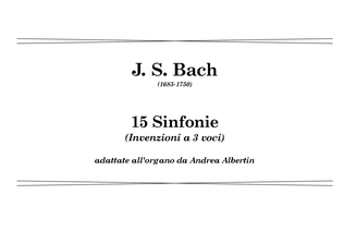 15 Sinfonie BWV 787-801