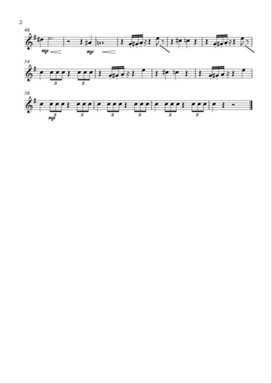 Tale. Soft jazzy music on 3/4 Jazz Ensemble scores gallery preview page 2