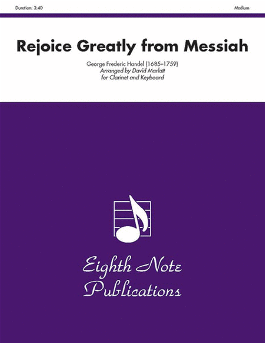 Rejoice Greatly (from Messiah) Small Ensemble scores gallery preview page 1
