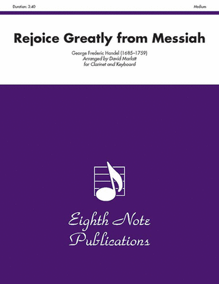 Book cover for Rejoice Greatly (from Messiah)