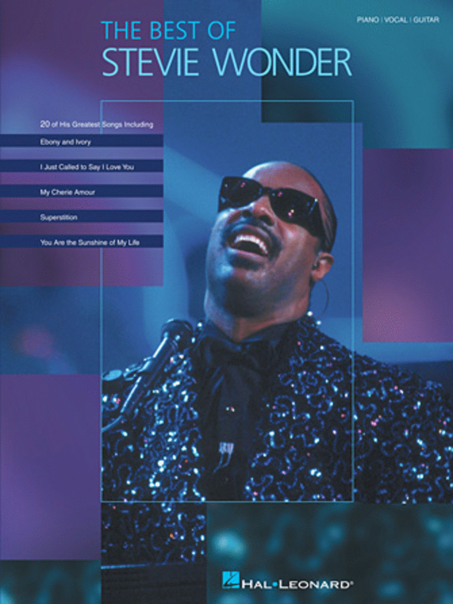 The Best of Stevie Wonder Piano, Vocal, Guitar scores gallery preview page 1