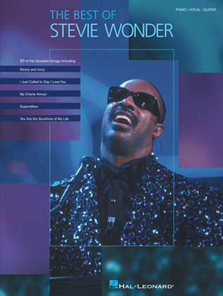 Book cover for The Best of Stevie Wonder