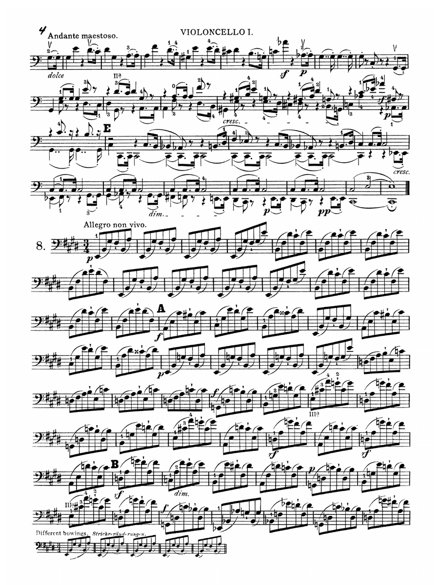 Franchomme: Twelve Caprices for Two Cellos, Op. 7 (Book II Score & Parts)