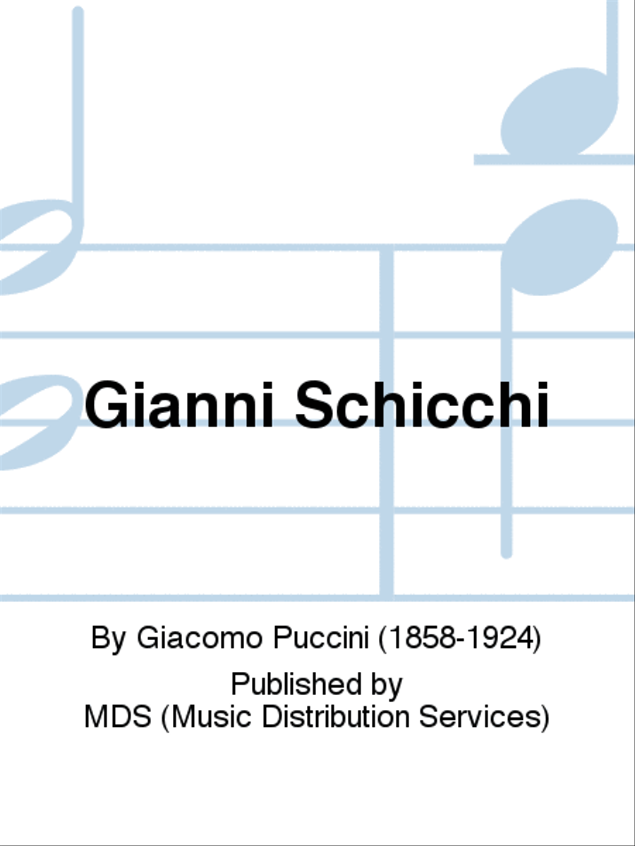 Gianni Schicchi Gianni Schicchi School and Community scores gallery preview page 1