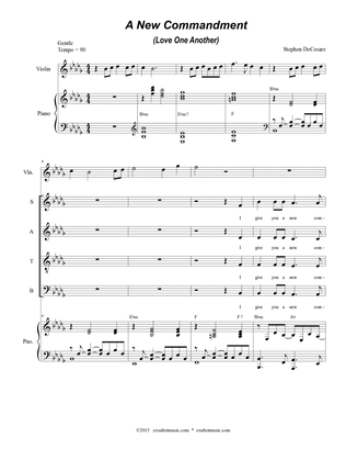 A New Commandment (Love One Another) (Solo and SATB)