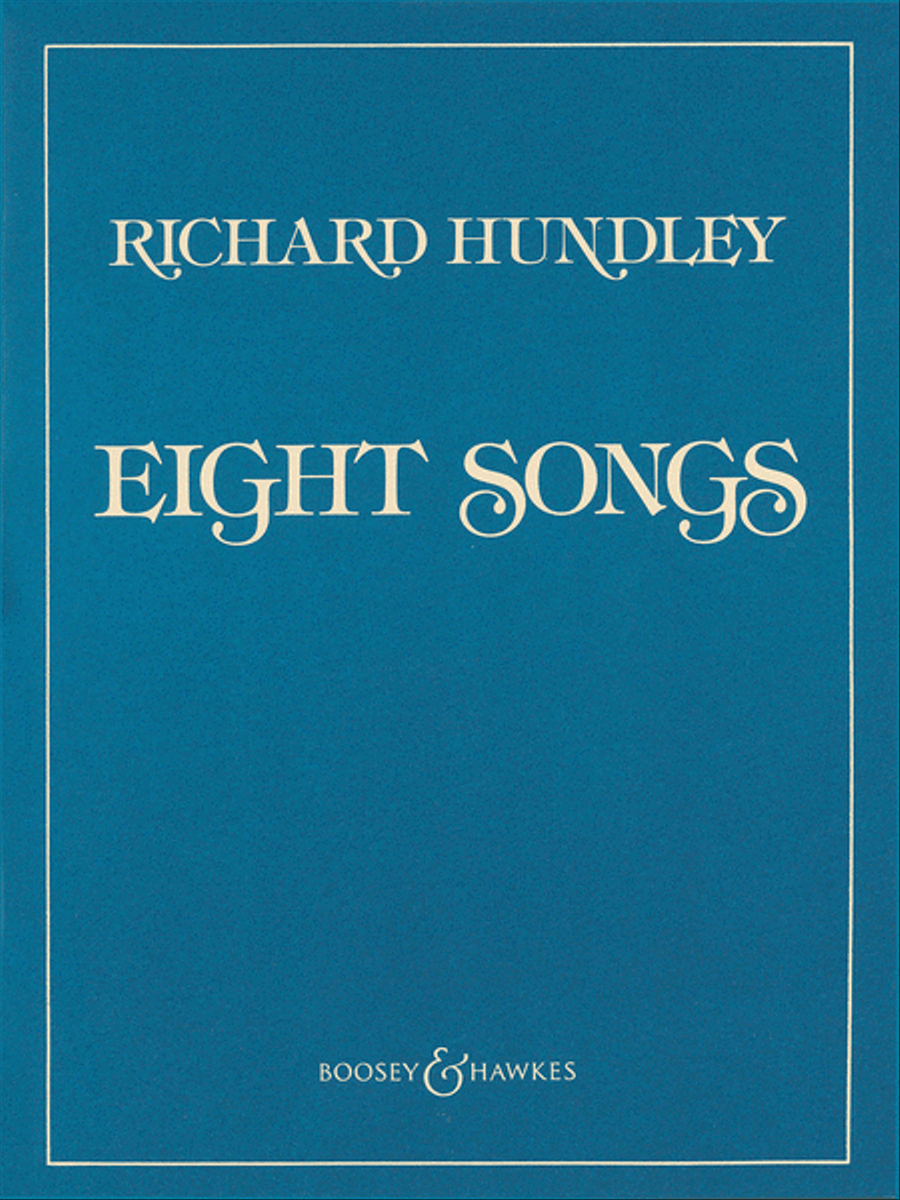 Eight Songs Eight Songs Voice scores gallery preview page 1