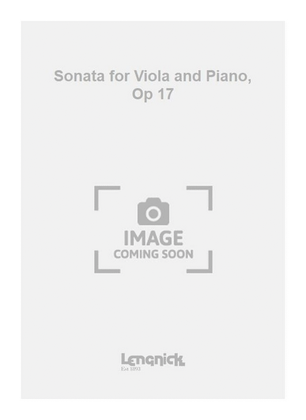 Sonata for Viola and Piano, Op 17