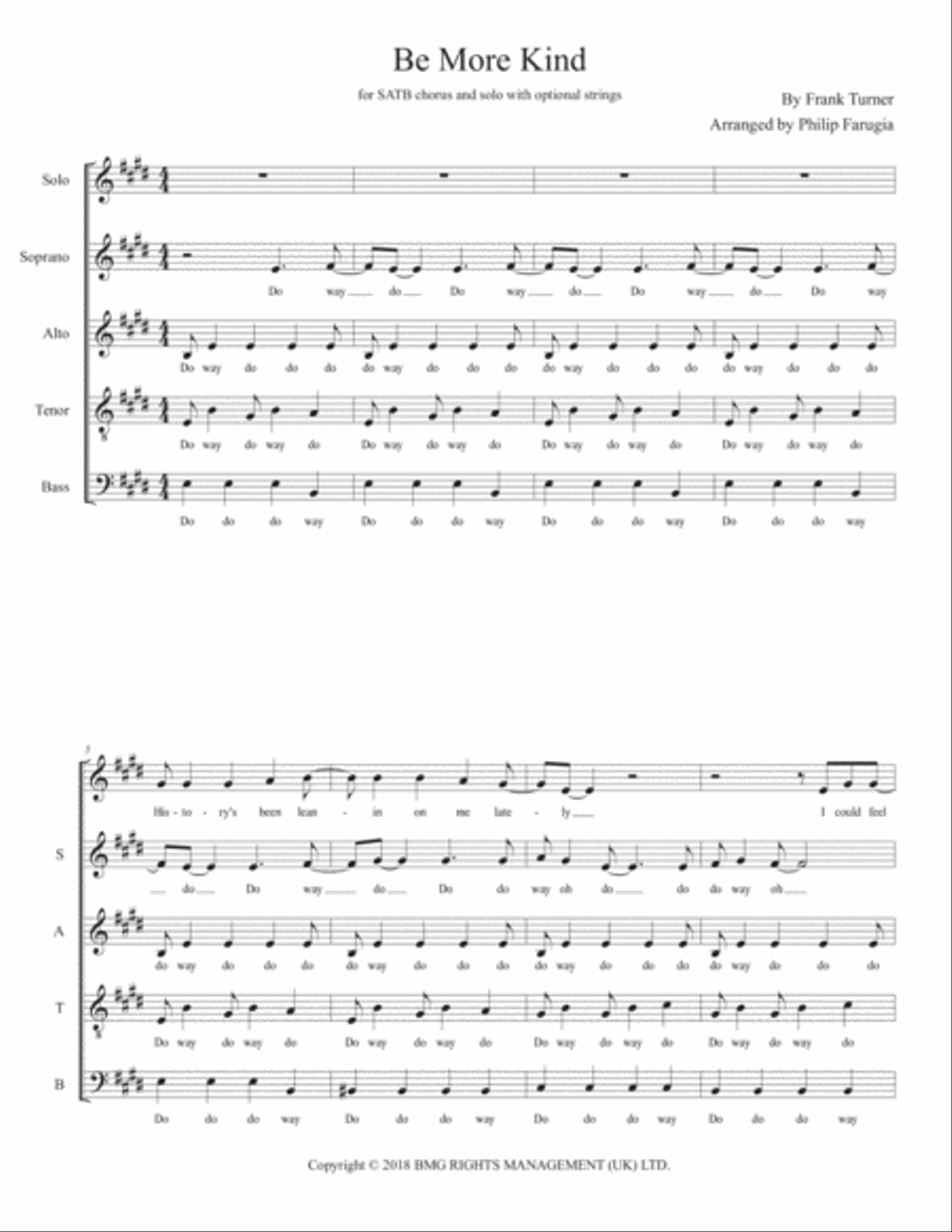 Be More Kind A Cappella scores gallery preview page 2