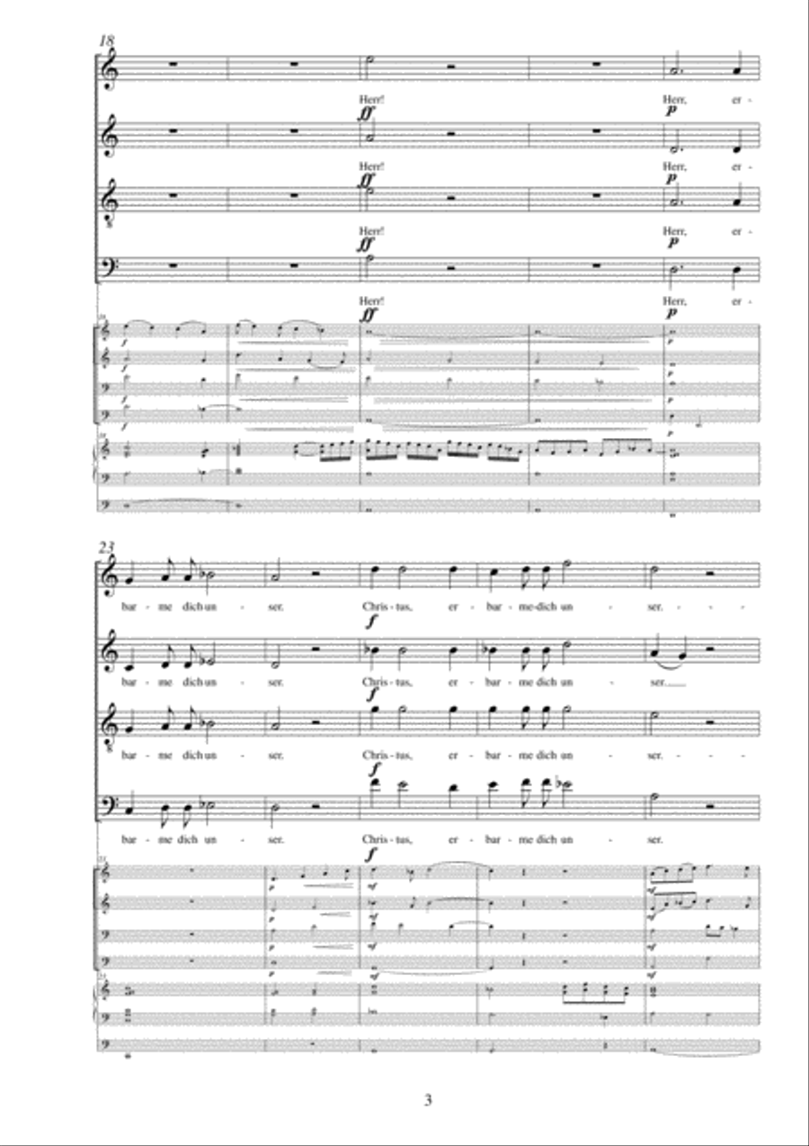 Small solemn mass for choir brass quartet and organ 4-Part scores gallery preview page 3