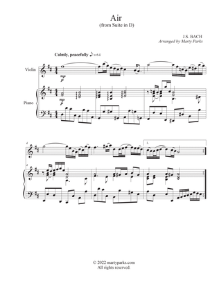 Book cover for Air (Violin-Piano)