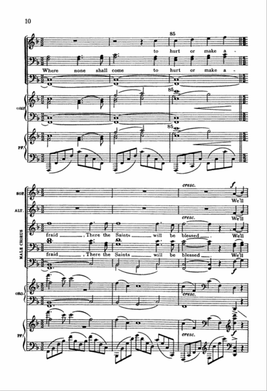 Come, Come Ye Saints 4-Part scores gallery preview page 11