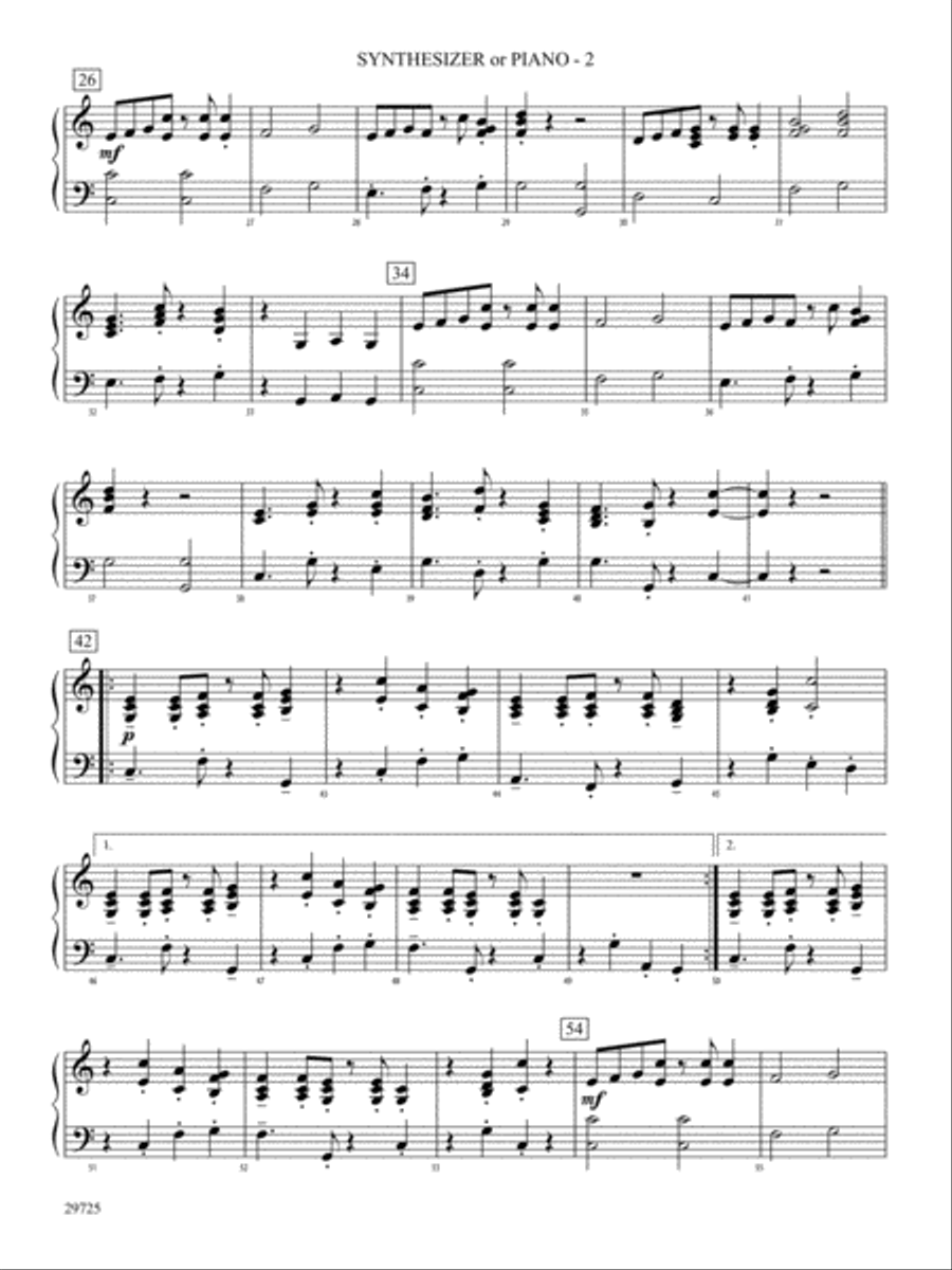 A Breeze in the Keys: Piano Accompaniment Orchestra scores gallery preview page 2