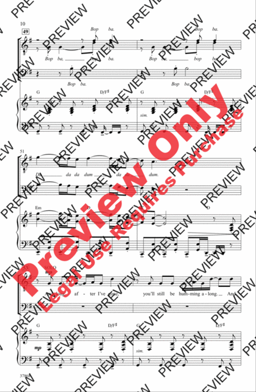 Rhythm of Love Men's Choir scores gallery preview page 10