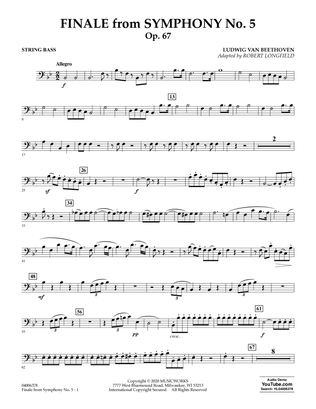 Finale from Symphony No. 5 (arr. Robert Longfield) - String Bass