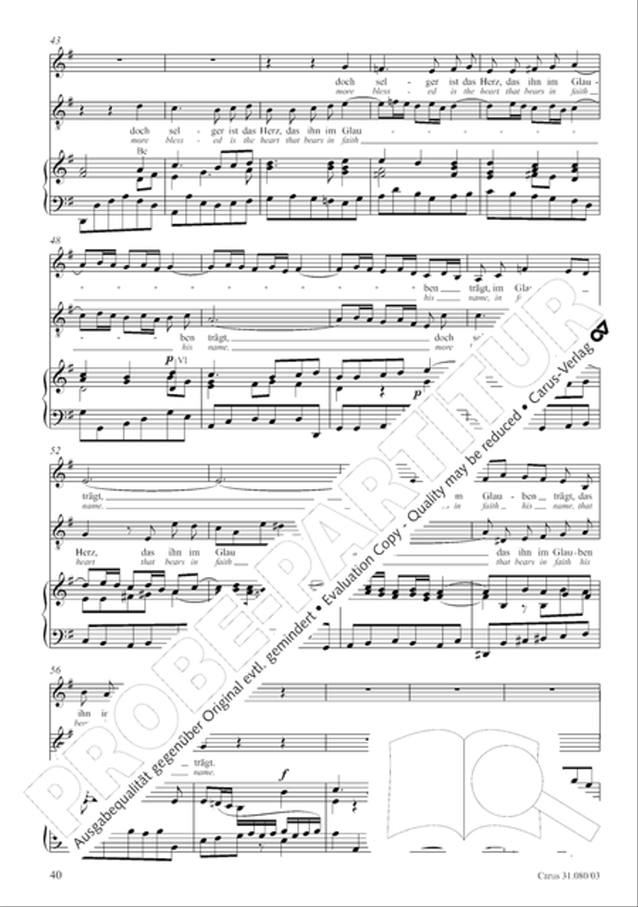 A mighty fortress is our God (Ein feste Burg ist unser Gott) 4-Part scores gallery preview page 40