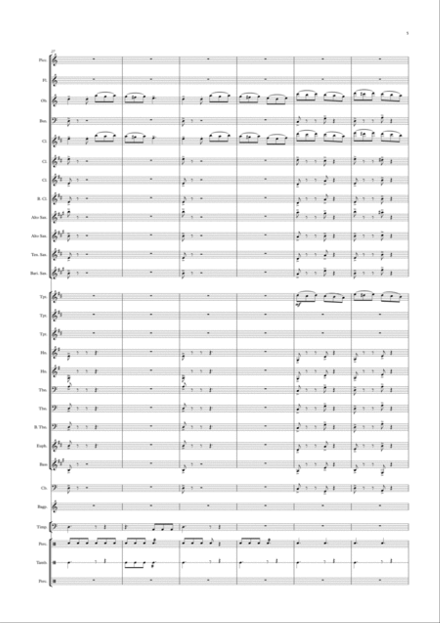 Luke's suite by Jannes Jacobs Concert Band scores gallery preview page 5