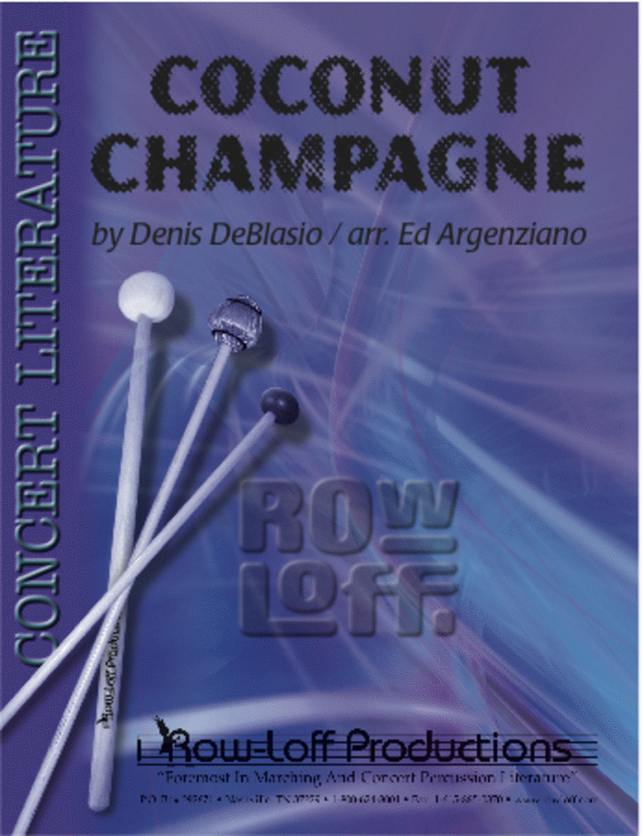 Coconut Champagne Percussion Ensemble scores gallery preview page 1
