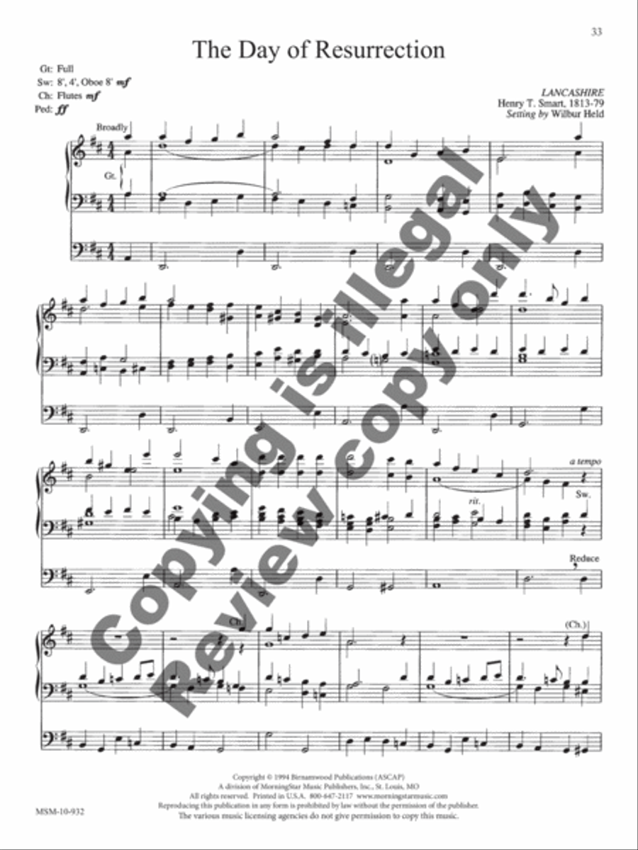The Wilbur Held Organ Collection: A Centenary Edition Organ scores gallery preview page 14