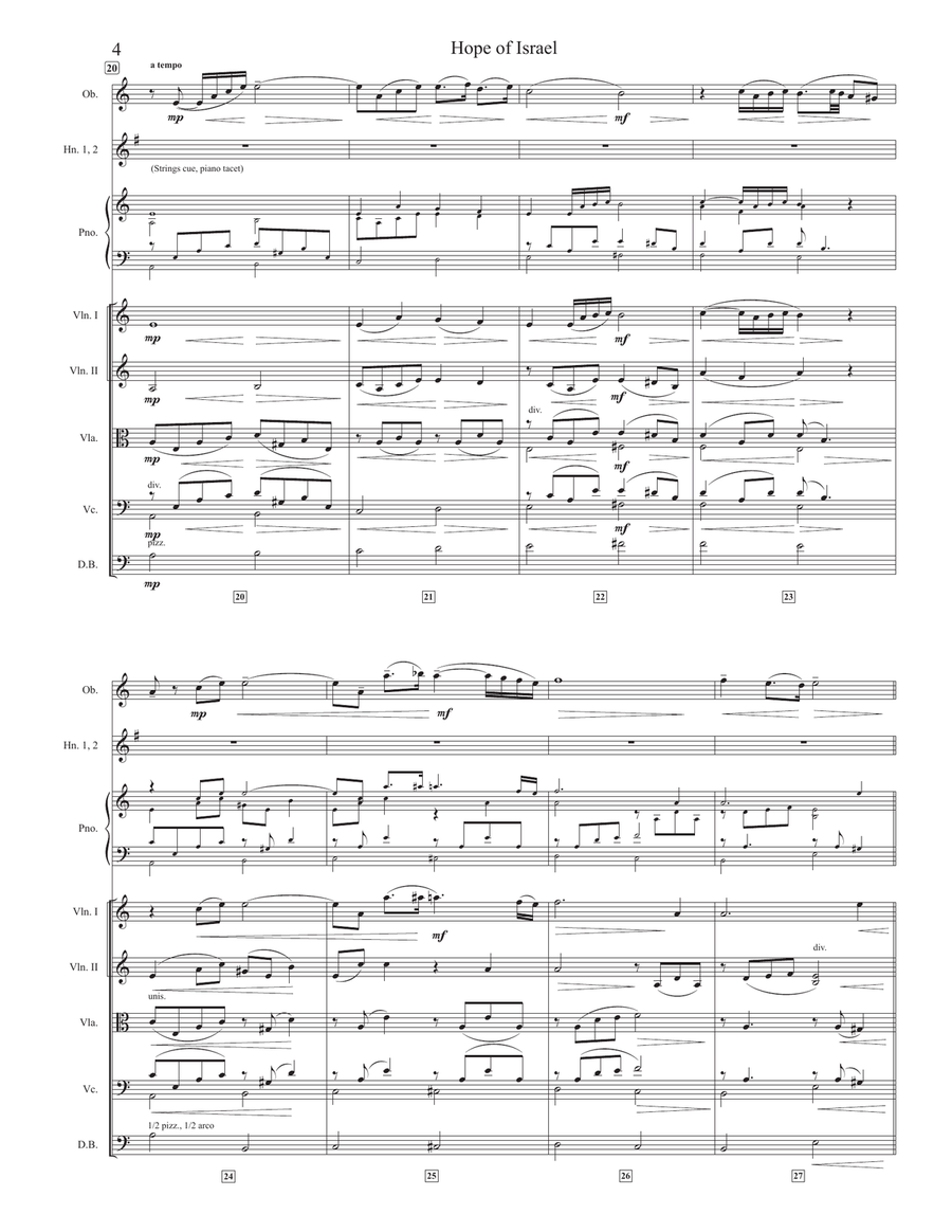 Hope Of Israel Chamber Orchestra scores gallery preview page 4