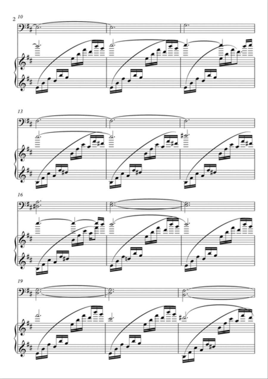 Prelude No.1 (Ascent) String Duet scores gallery preview page 2
