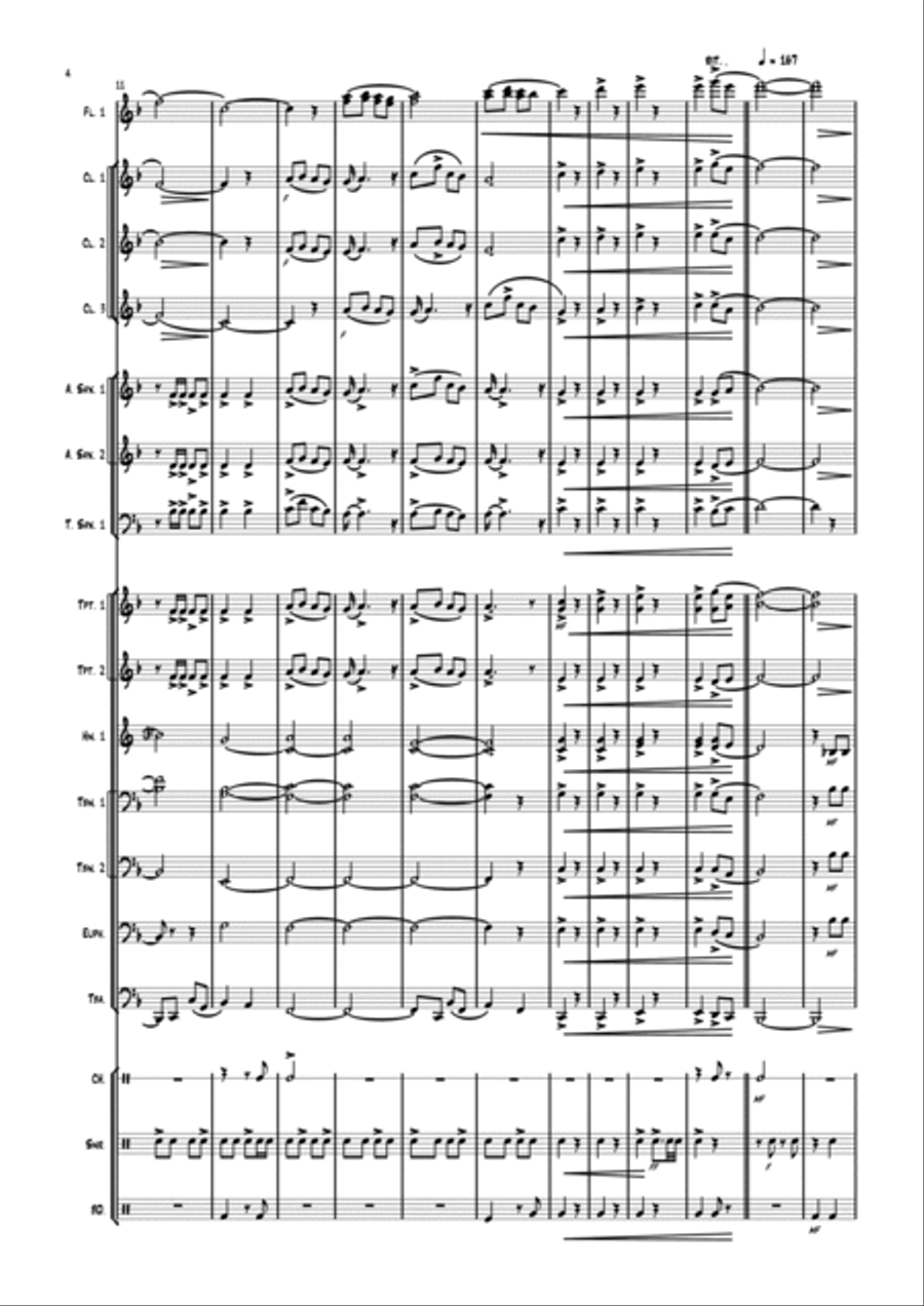 Cangote Cangote Concert Band scores gallery preview page 4
