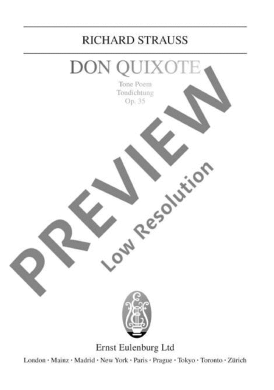 Don Quixote Orchestra scores gallery preview page 2