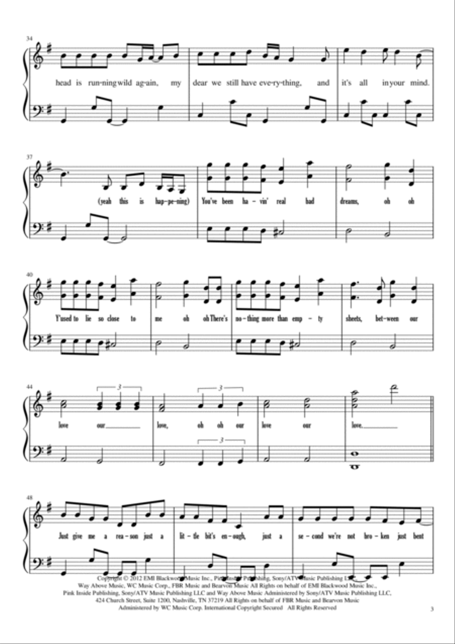 Just Give Me A Reason Just Give Me A Reason Voice scores gallery preview page 3