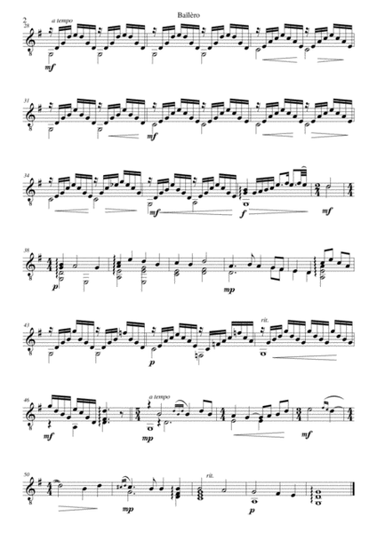 3 songs of the Auvergne for clarinet & guitar image number null