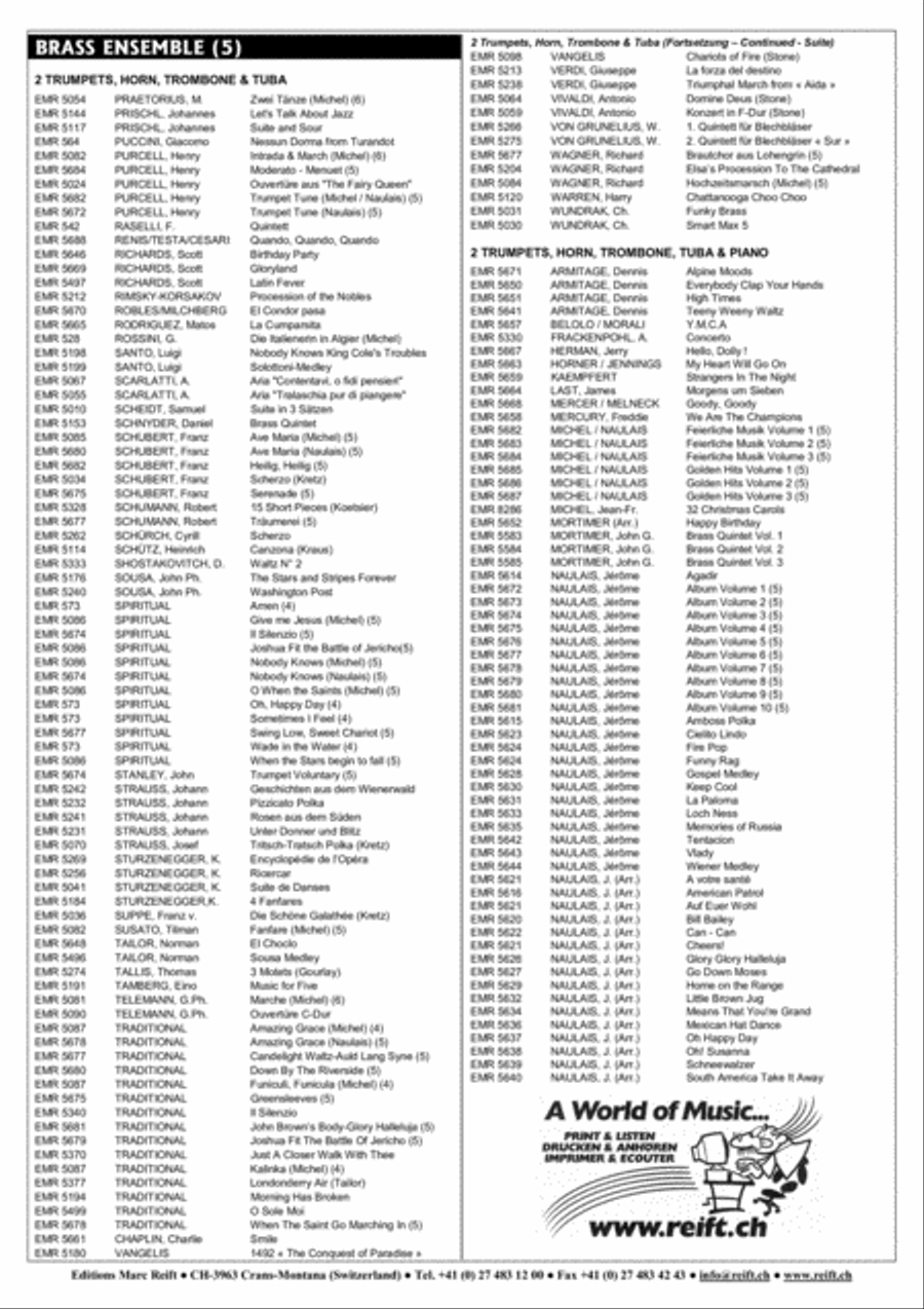 Czardas Brass Quintet scores gallery preview page 6