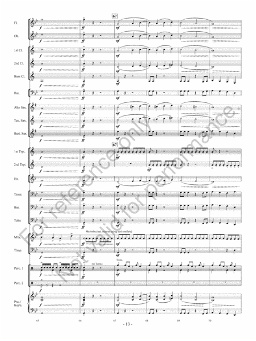 Argosy Argosy Concert Band scores gallery preview page 14