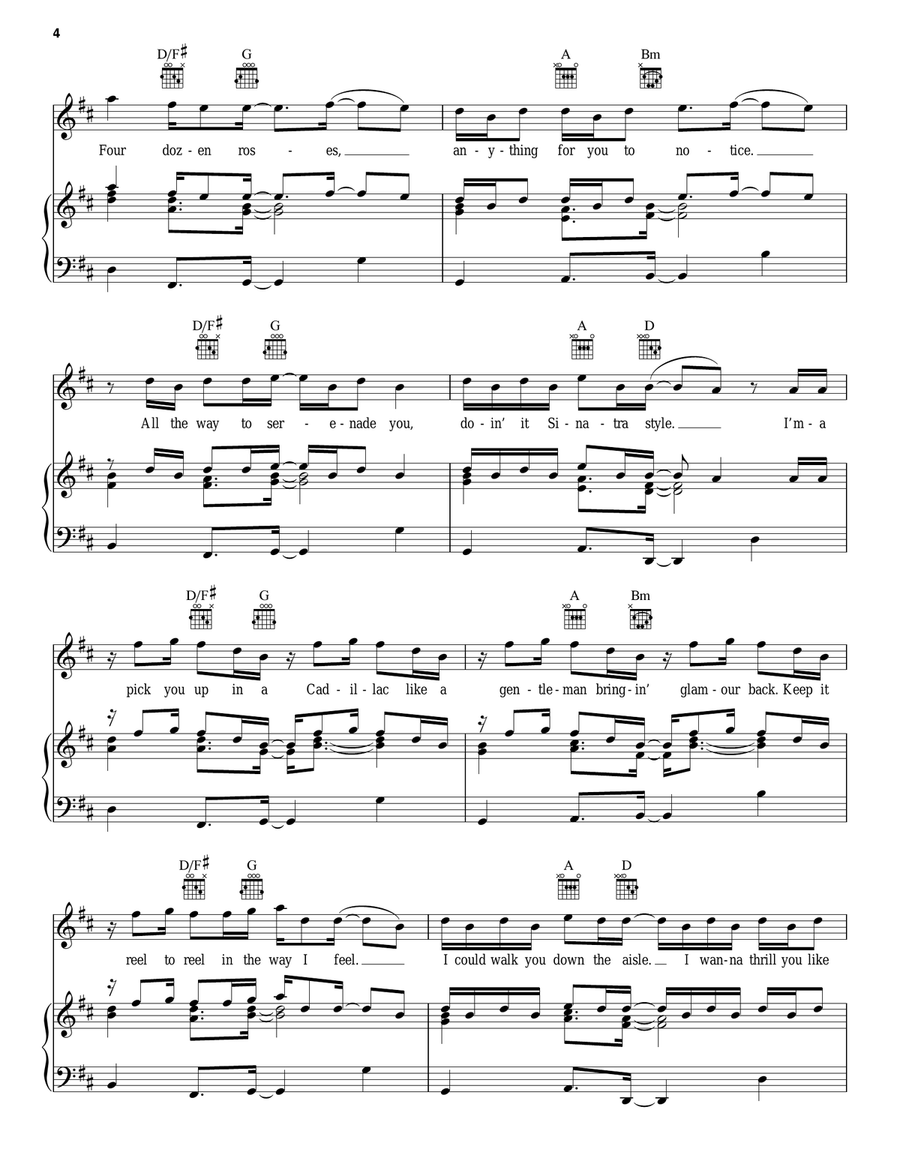 Classic Piano, Vocal, Guitar scores gallery preview page 4