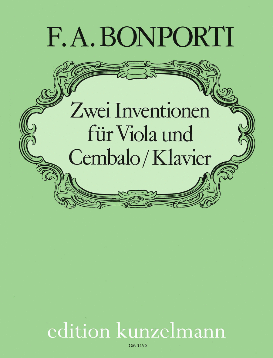 2 Inventions for viola Viola scores gallery preview page 1