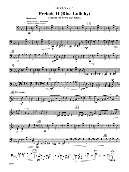 Gershwin Preludes (I-III) for Mallet Ensemble: Mallets
