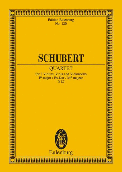 String Quartet in E flat Major, Op. 125, No. 1