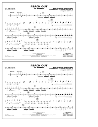 Reach Out (I'll Be There) (arr. Cox) - Aux Percussion