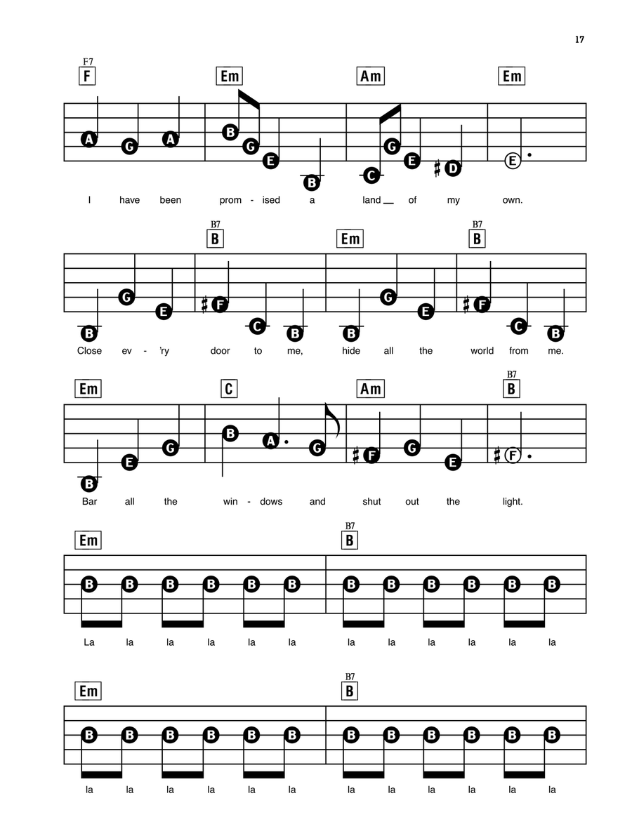 Close Every Door (from Joseph And The Amazing Technicolor Dreamcoat) Electronic Keyboard scores gallery preview page 3