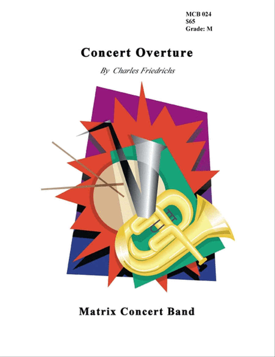 Concert Overture (Freidrichs) Concert Band scores gallery preview page 1