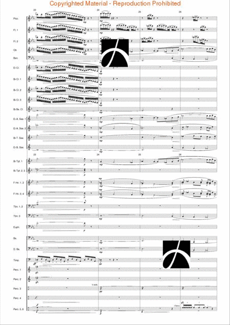 Hymn to the Infinite Sky Concert Band scores gallery preview page 7