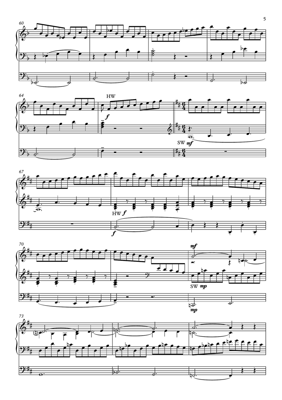 Saint Peter's Postlude for organ Organ Solo scores gallery preview page 5