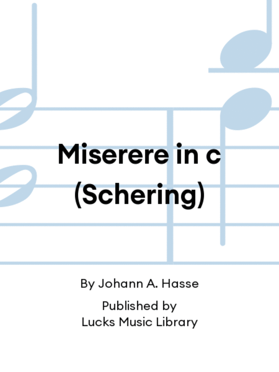 Miserere in c (Schering) SSAA scores gallery preview page 1