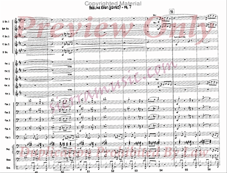 Beeline East Beeline East Jazz Ensemble scores gallery preview page 8