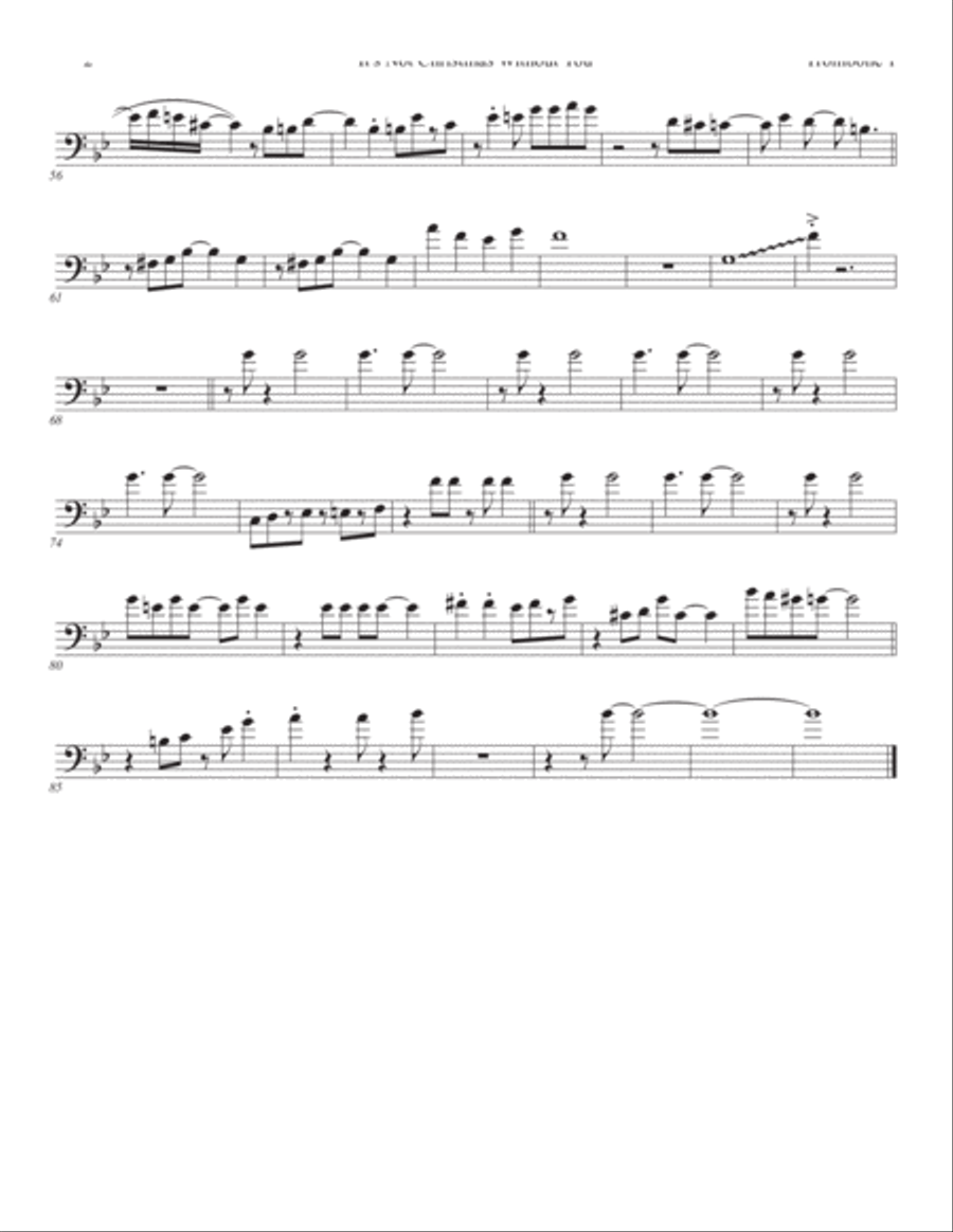It's Not Christmas Without You- Key of Bb Jazz Ensemble scores gallery preview page 4