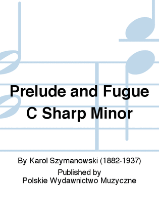 Book cover for Prelude and Fugue C Sharp Minor