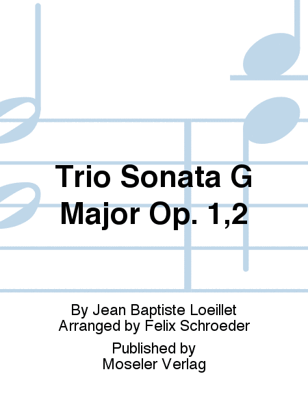 Trio sonata G major op. 1,2