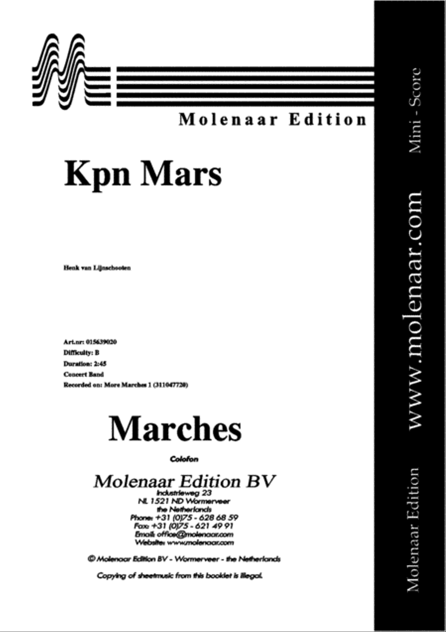 Kpn Mars Concert Band scores gallery preview page 2