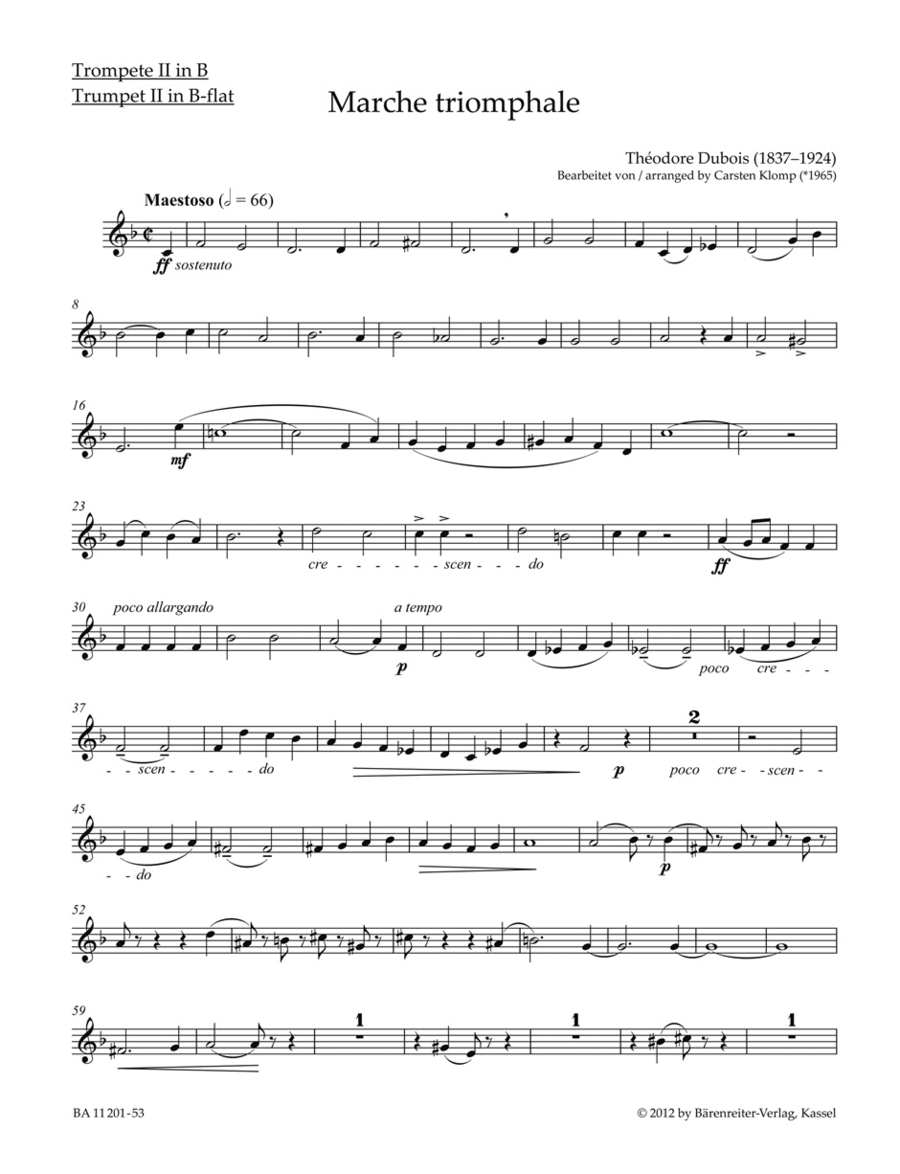 organ plus brass, Volume I Trumpet scores gallery preview page 1