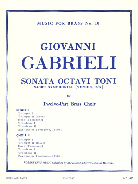 Sonata Octavi Toni - 2 Brass Ensembles