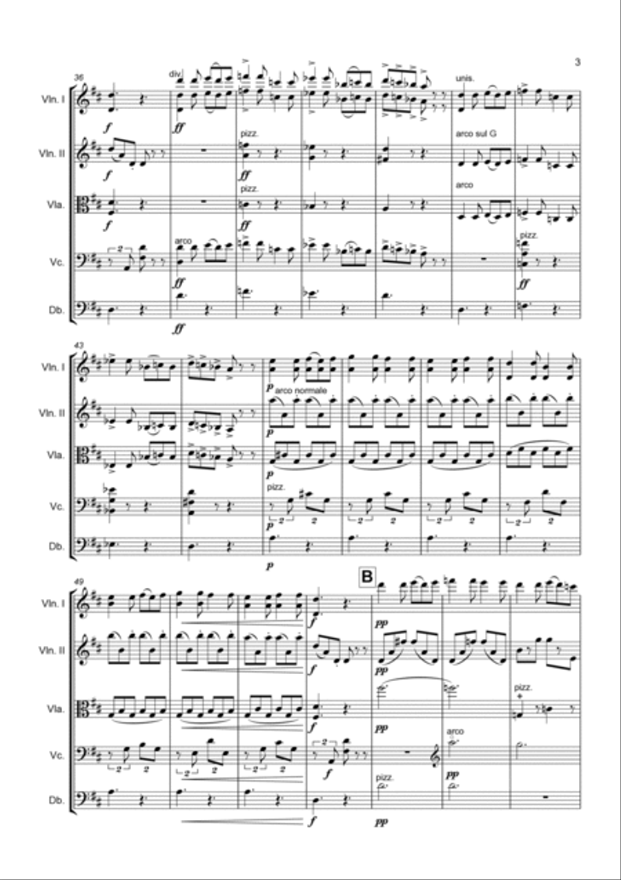 Two Novelettes Two Novelettes String Orchestra scores gallery preview page 3