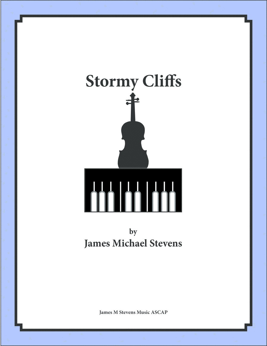 Stormy Cliffs - Violin & Piano Piano Solo scores gallery preview page 1
