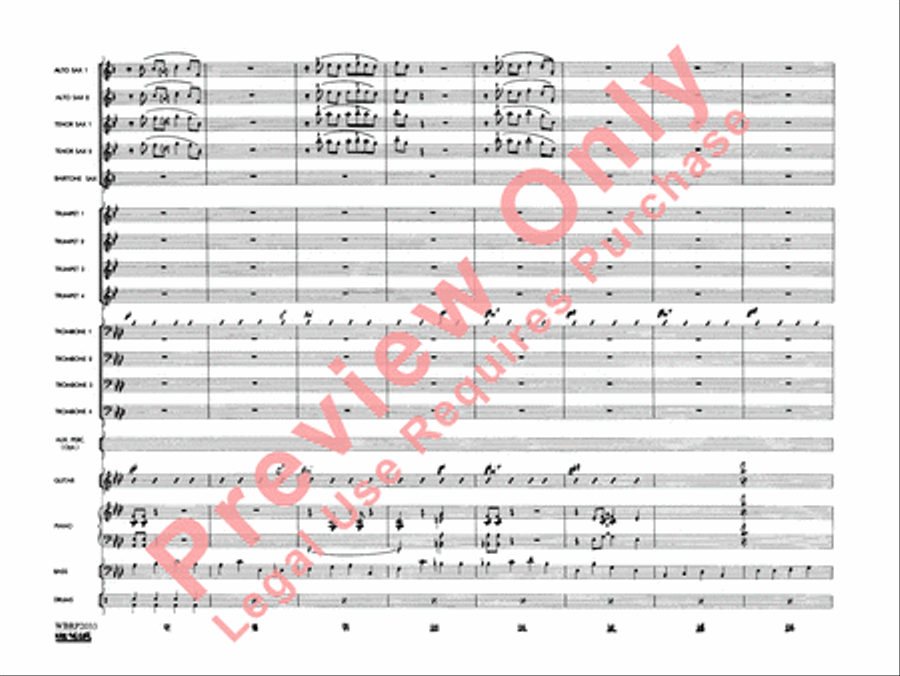 Mack the Knife (from The Threepenny Opera) Jazz Ensemble scores gallery preview page 16